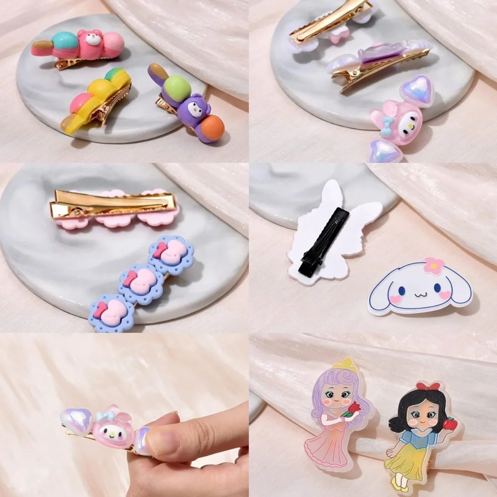 Kids *NIB* Hair Clip Barrettes, 1 Pack, 12 PCS total - Picture 2 of 6